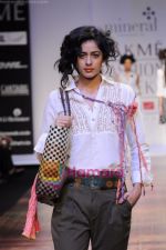 Model walk the ramp for Mineral by Priyadarshini rao show at Lakme Fashion Week 2011 Day 1 in Grand Hyatt, Mumbai on 11th March 2011 (52).JPG